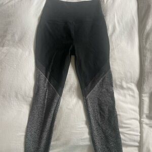 Beyond Yoga Black and Gray Leggings